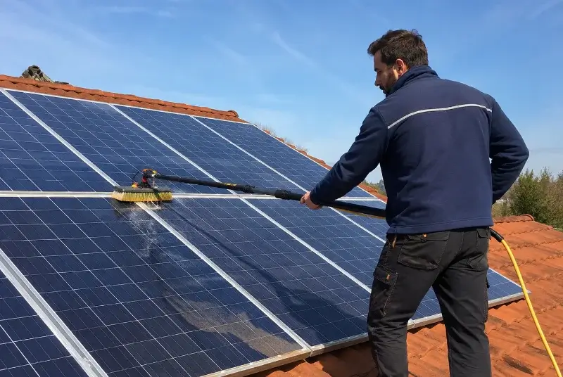 Nettoyage et entretien de panneaux solaires à Saint-Mandrier-sur-Mer